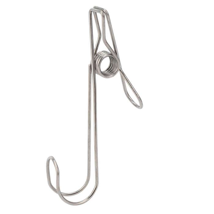40pc Metal Long Tail Clip with Hooks Clothes Pins for Kitchen Office
