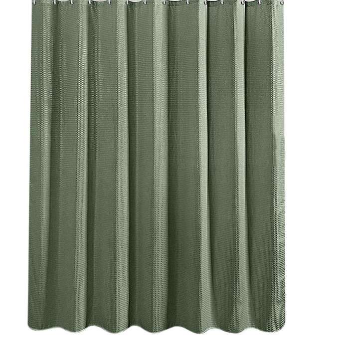 Sage Green Shower Curtain, Water-repellent, 12 Metal Grommets,72x72in