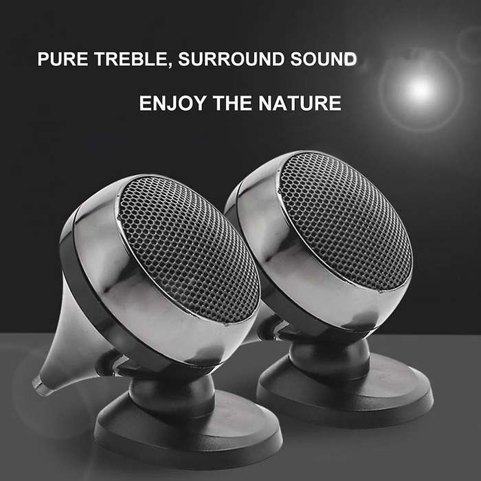 2pcs 12v Car Tweeter Universal 4ohm 92db Loud Speaker Car Tweeters