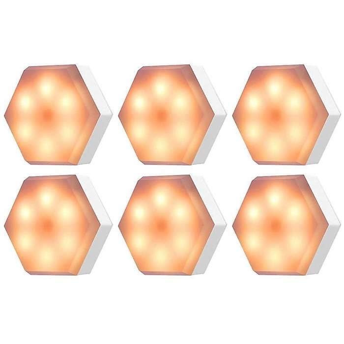 Led Puck Lights 6 Pack with Remote Control Rgb Led Stick On Lights
