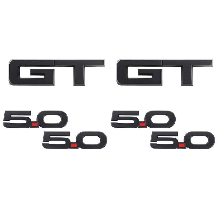 3 Pack Badge Emblems for Ford Mustang Decals 2015-2017