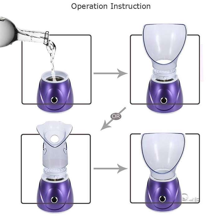 Facial Steamer Professional Facial Sauna Spa for Face Mask-eu Plug