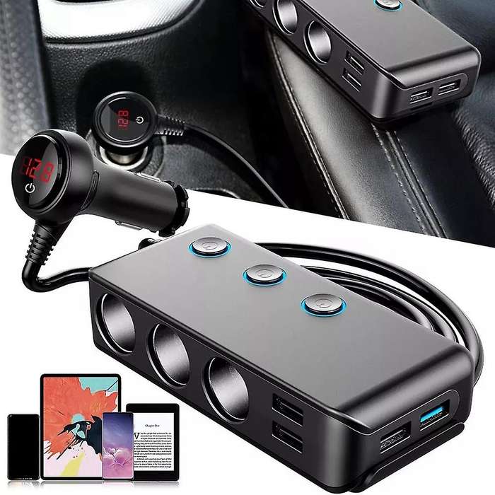 Quick Charge 3.0 and Pd20w Usb Splitter, 12v/24v Car Outlet Splitter