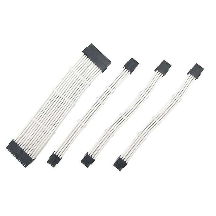 Female to Male 18awg Sleeved Psu Extension Power Cord/cable Kits