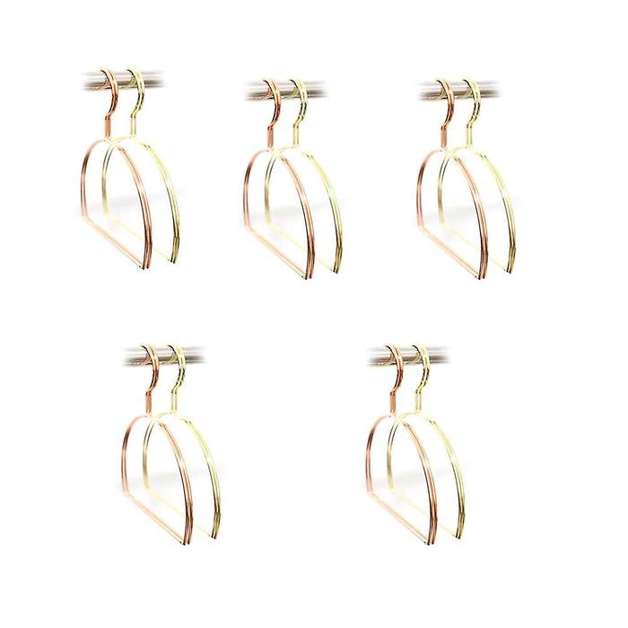 10pcs Scarf Belt Round Clothes Hangers Creative Metal Round Hanger
