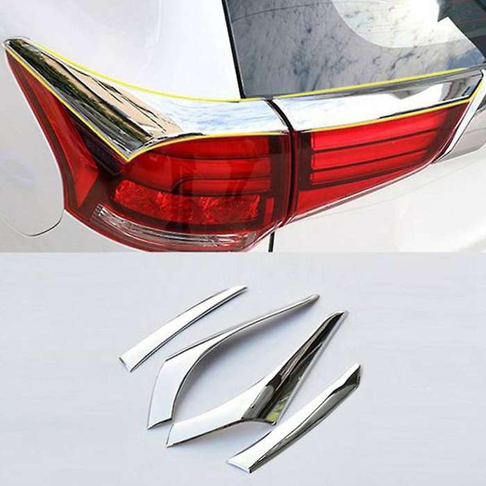 For Mitsubishi Outlander 2016-2019 Abs Taillight Streamer Trim 4pcs