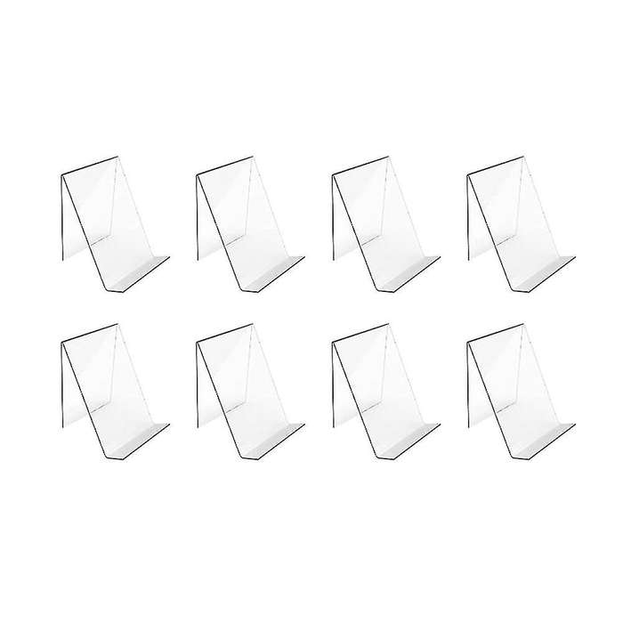8 Pcs Acrylic Book Stand Display Easel for Displaying Pictures