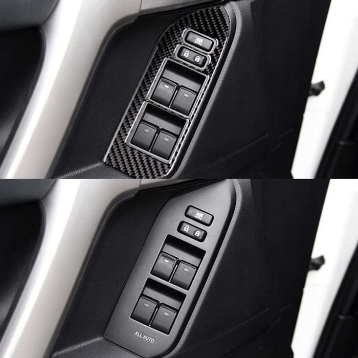 Car Window Lift Switch Trim for Toyota Land Cruiser Prado 2010-2018