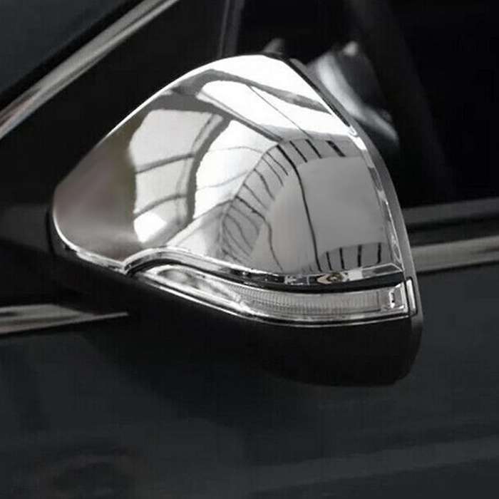 For Hyundai Sonata 2015-2019 Abs Chrome Rear View Mirror Cover Trim