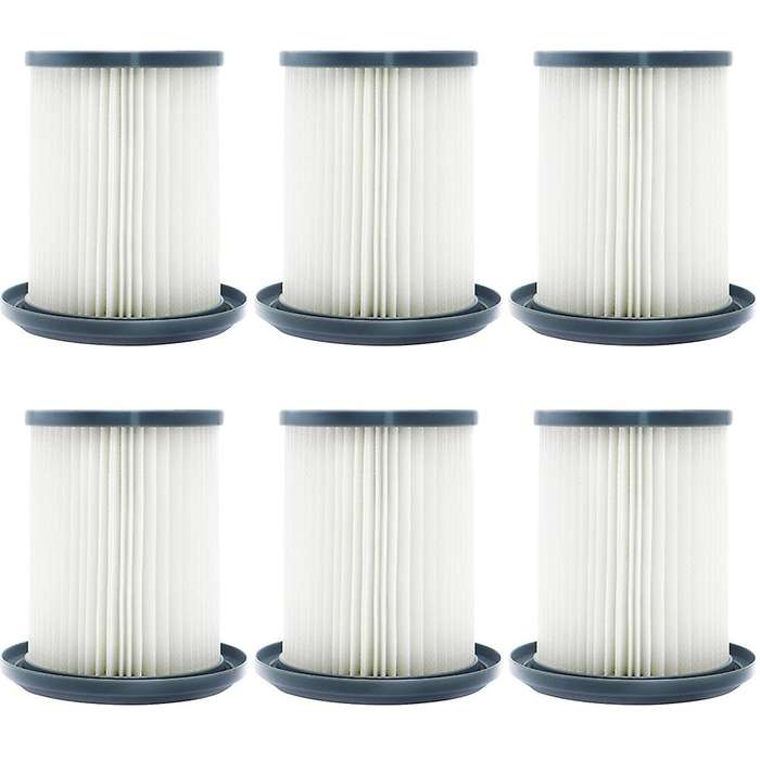 6pcs Hepa Filter for Philips Fc8732,fc8733,fc8734, Fc8736,fc8738