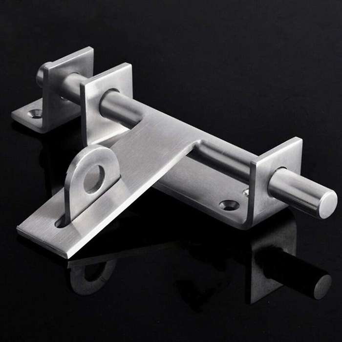 Stainless Steel Heavy-duty Left and Right Sliding Bolt Door Lock