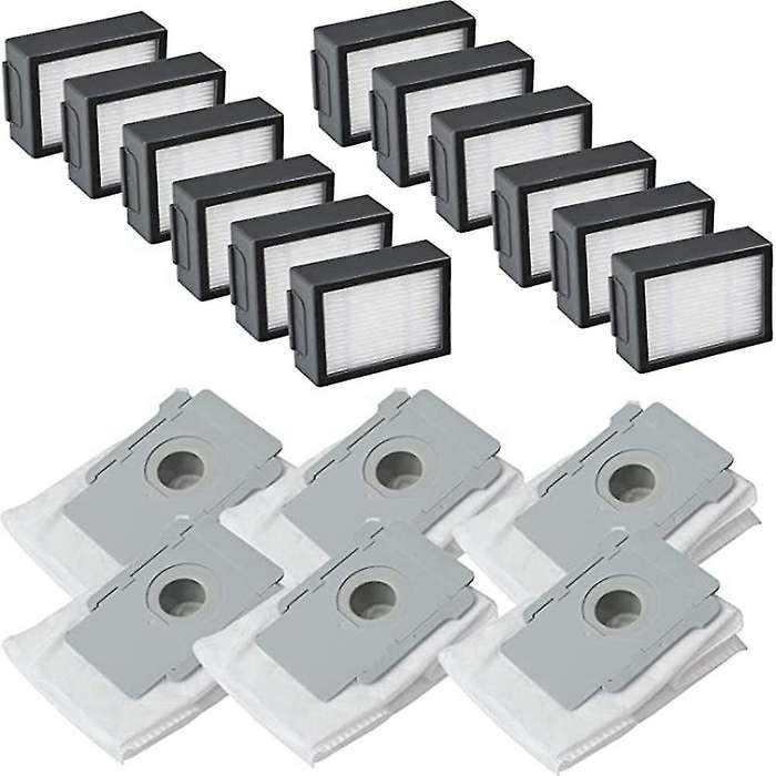 Filter Disposal Dust Bags for Irobot Roomba I7 I7+ E5 E6 Clean Base