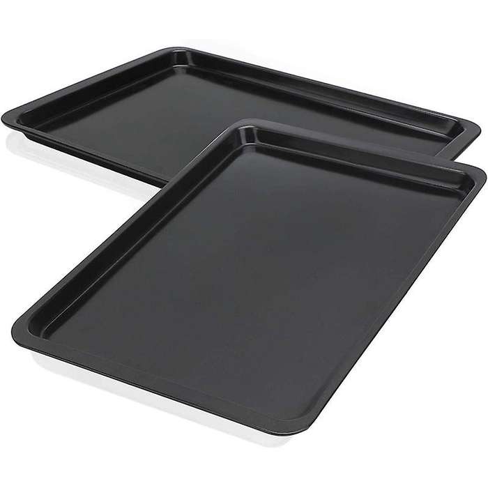 Baking Sheet, Non-stick Carbon Steel Biscuit Paper Frying Pan