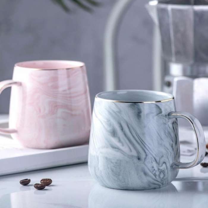 Creative Ceramic Cup Couple Coffee Cup Ceramic Cup Valentine's Gift