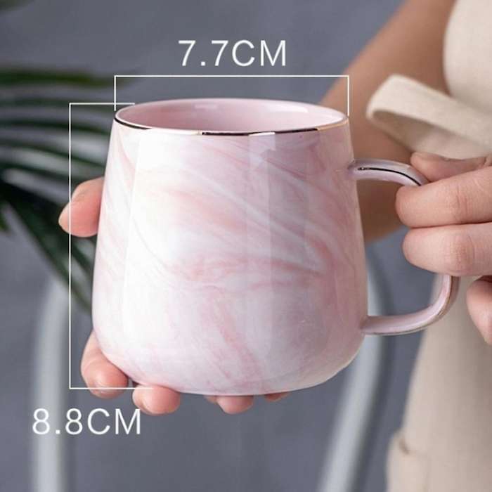 Creative Ceramic Cup Couple Coffee Cup Ceramic Cup Valentine's Gift