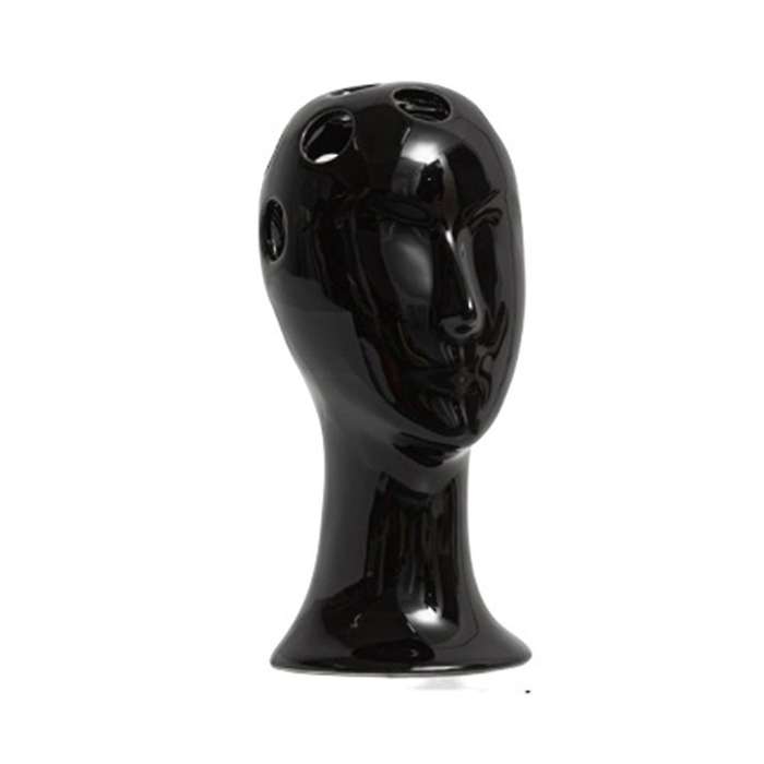 Ceramic Vase Brains Wide Open Plant Pot Art Home Desk Decoration A