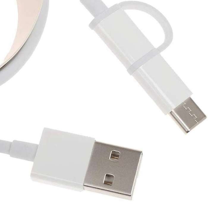 2-in-1 Usb Cable (mini Usb to Type C) 100cm Applicable to All Type