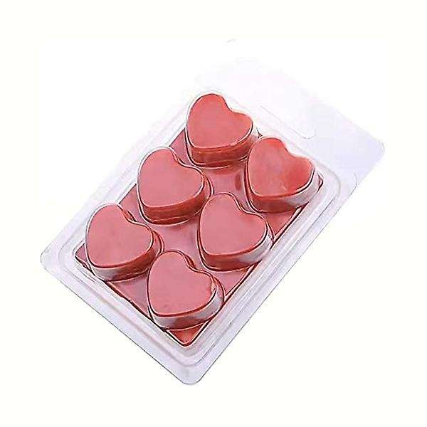 50 Pack Wax Melt Molds Heart Shape Wax Molds