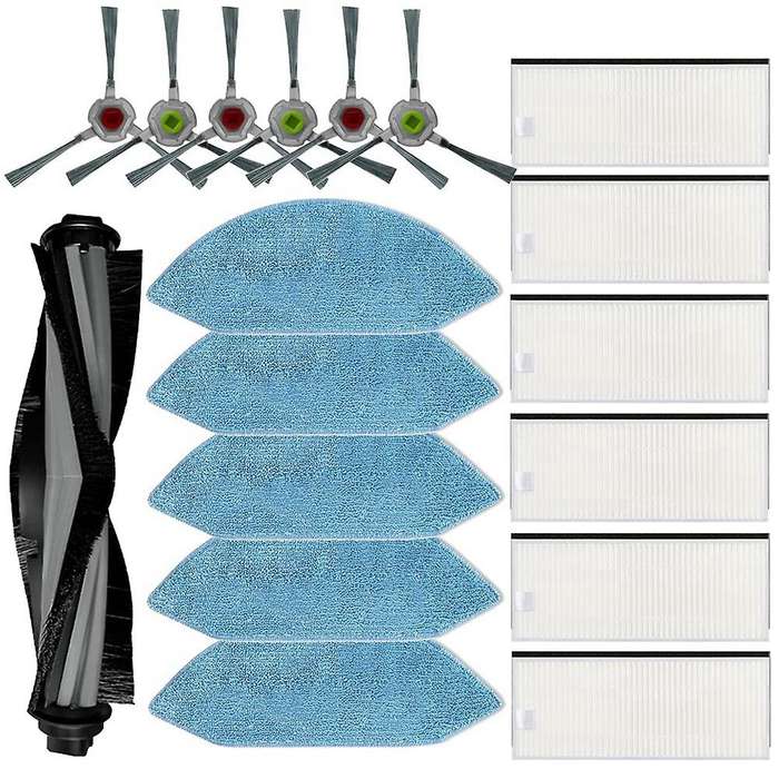 Main Side Brushs Filter Mop Cloth for Ecovacs U2 Dgn22 Robot Cleaner