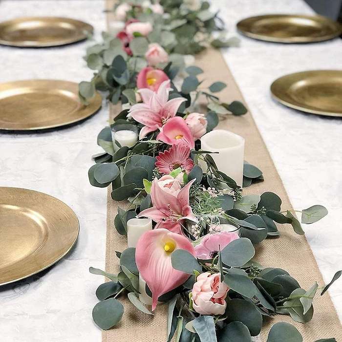 Artificial Eucalyptus Garland Greenery Eucalyptus Vines Faux