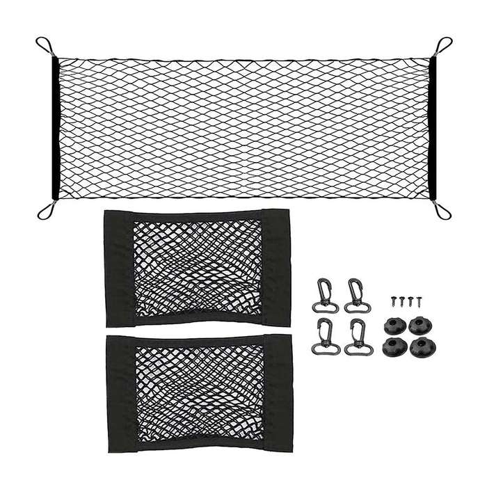110 X 60cm Car Trunk Rear Storage Net 40x25cm for Suv Van Car Truck