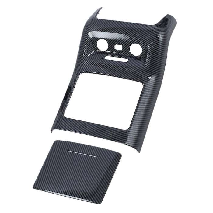 Car Accessories Carbon Fiber Abs Car Rear Air Outlet Vent Cover Trim