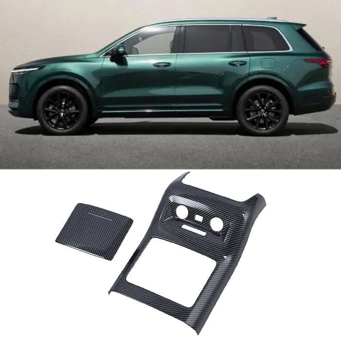 Car Accessories Carbon Fiber Abs Car Rear Air Outlet Vent Cover Trim