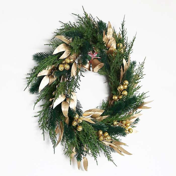 Christmas Wreath Pine Wreath for Front Door Wall Window Decoration