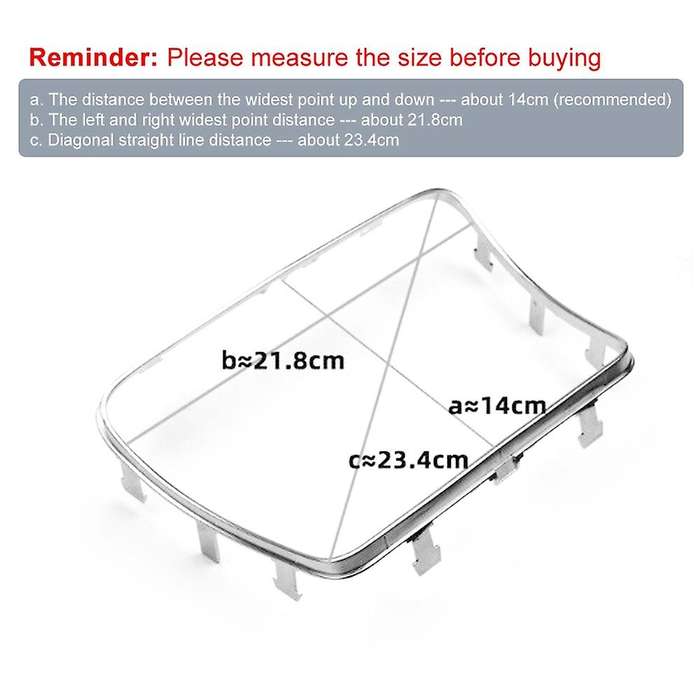 Car Cup Holder Frame Trim for Mercedes Benz C Class W205 2015-2018