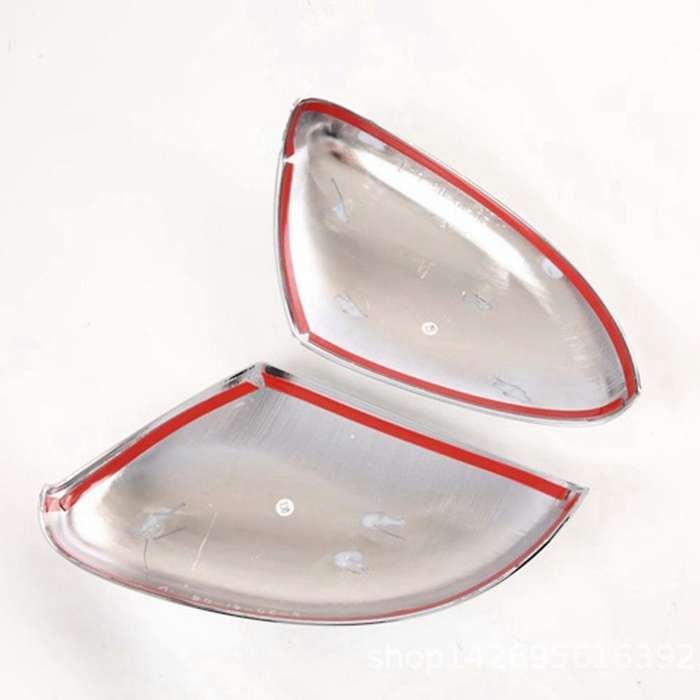 Car Abs Chrome Wing Door Side Mirror Cover Rearview Mirro Shell Cover
