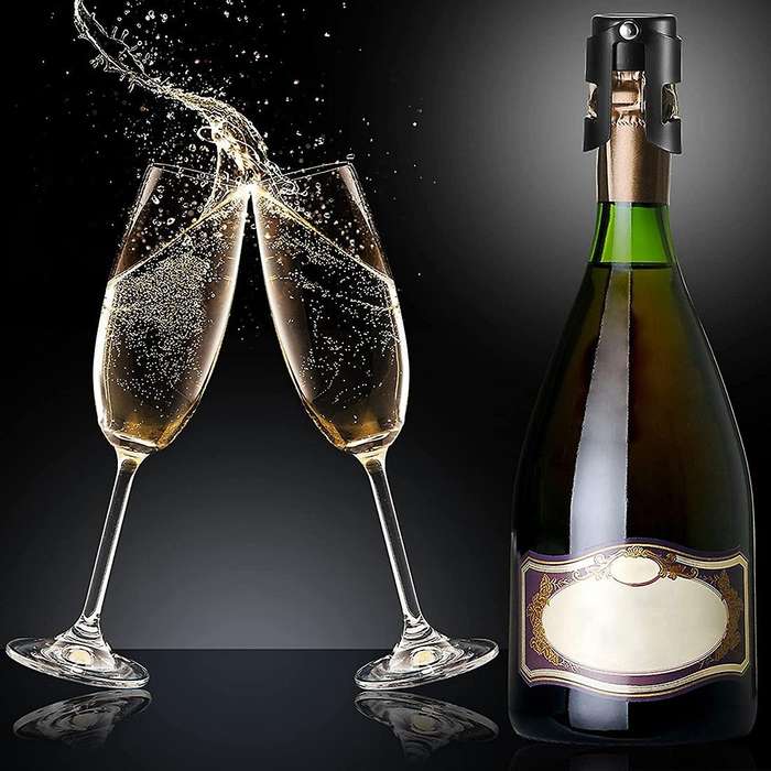 8 Pack Reusable Champagne Stoppers Sealer Stopper for Champagne