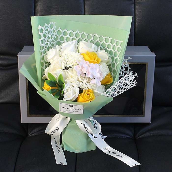 Valentine's Day Gift Artificial Flowers Flowers Rose Bouquet Pink