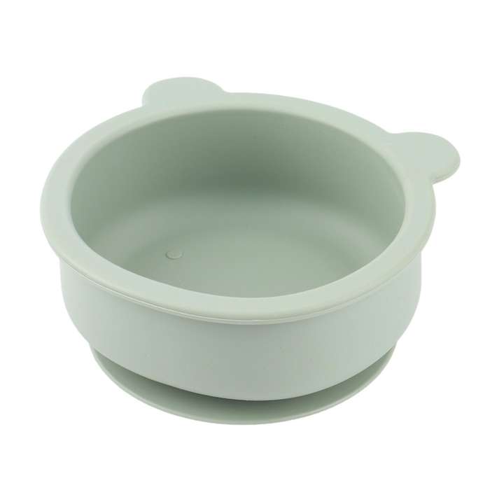 Children's Forks and Spoons Silicone Food Plate Feeding Plate Set 2