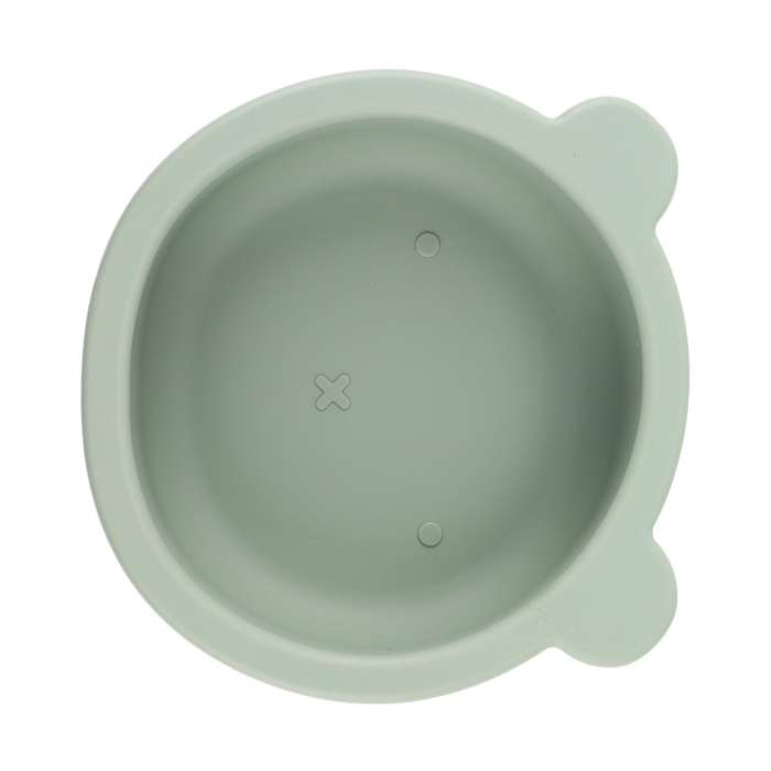 Children's Forks and Spoons Silicone Food Plate Feeding Plate Set 2