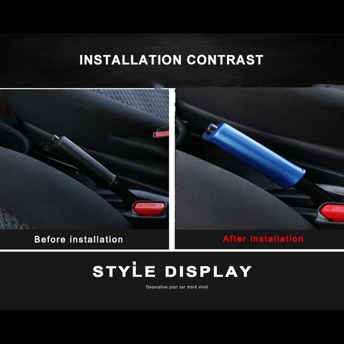 Car Handbrake Decoration Cover Interior Gear Shift Lever Trim Gold