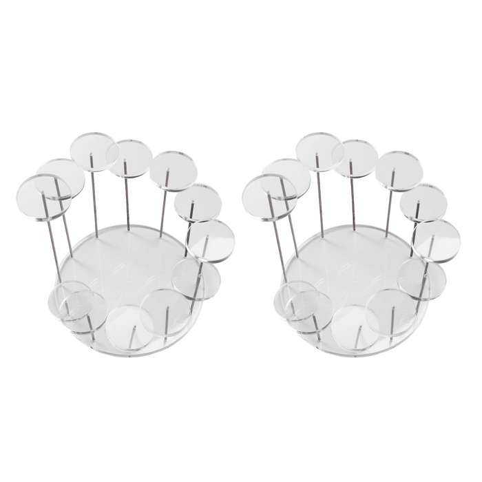Cupcake Stand Acrylic Display Stand for Decoration Tools Transparent