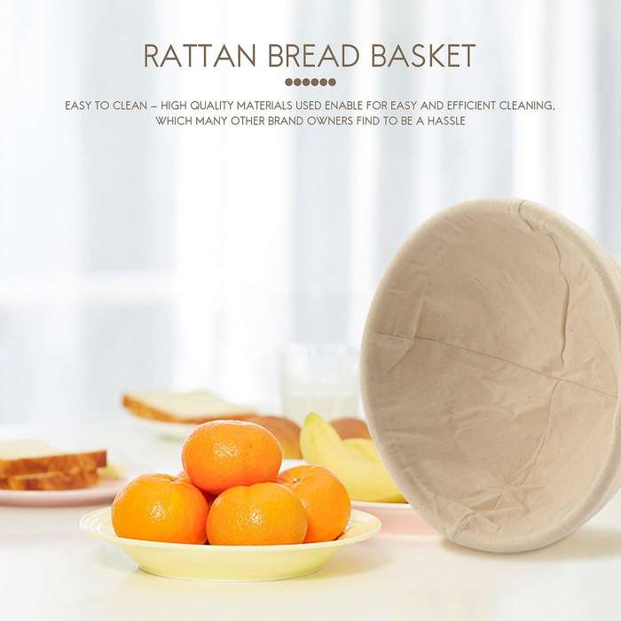 2 Pcs Round Bread Proofing Basket