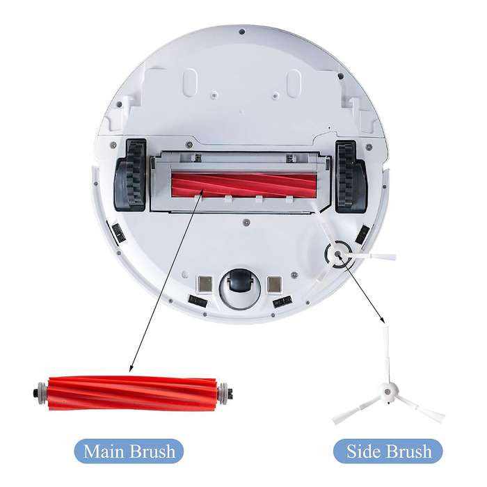 Mopping Cloth Main Brush Edge-sweeping Brushes for Roborock T8 Robot