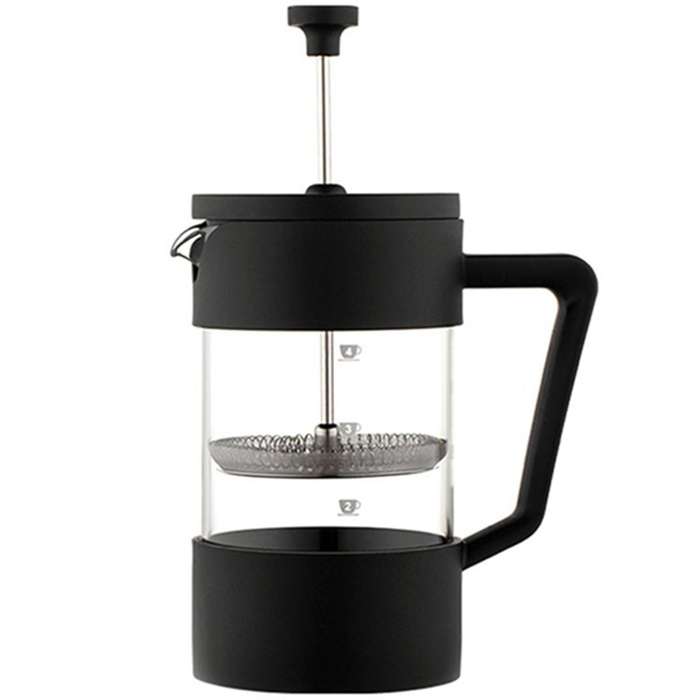 French Press Coffee Maker for Home Travel Camping (black, 1000 Ml)
