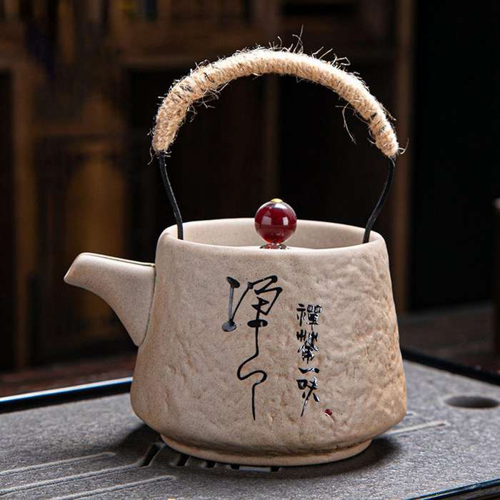 Retro Japanese Kungfu Teapot Ceramic Tea Set