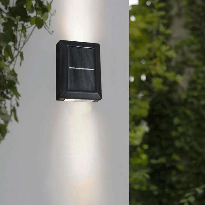 Solar Up Down Wall Lights,2 Pack Illuminate Wall Lamps Solar Light A