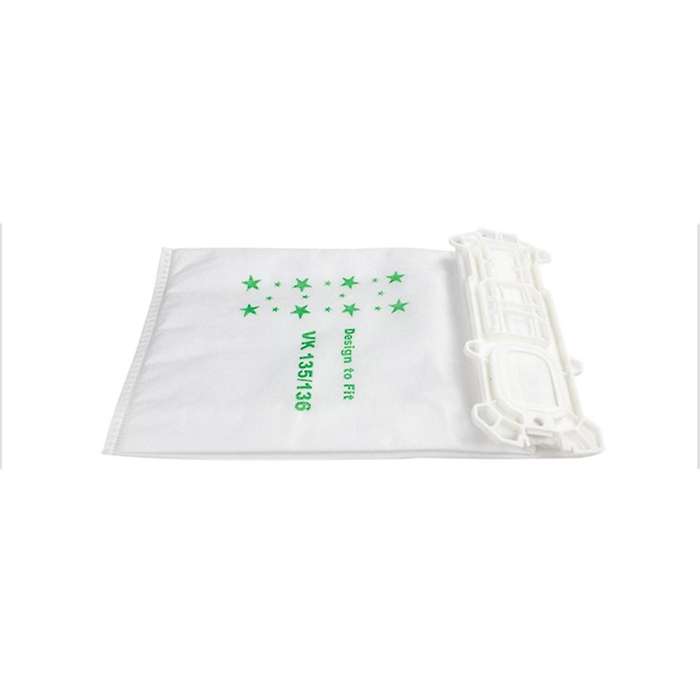 6 Pieces Dust Bags for Vorwerk Kobold Vk200 Fp200 Dust Bag Parts
