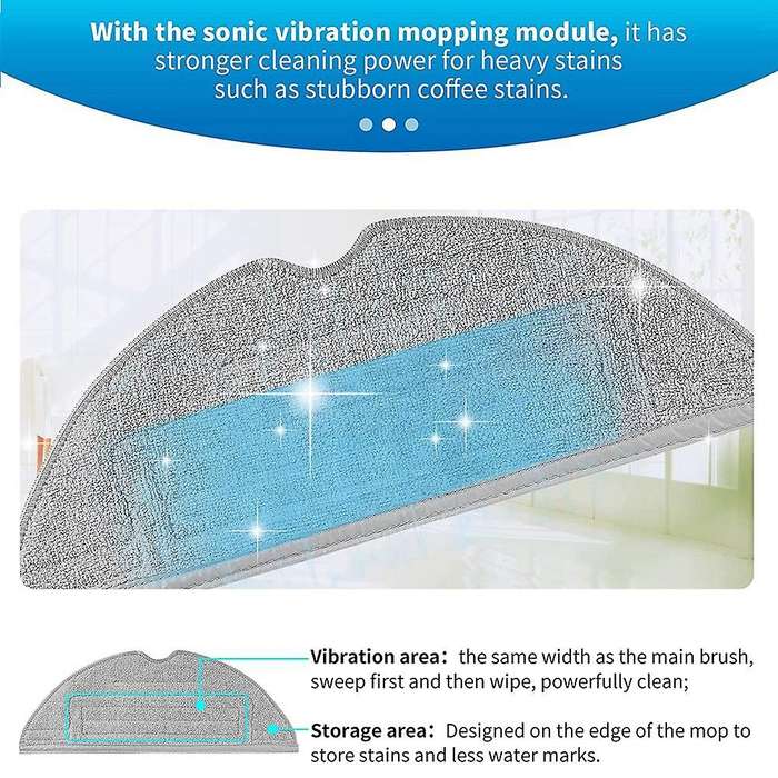 16pcs for Roborock G10s/g10s Pro/s7 Maxv Ultra Main Side Brush Filter