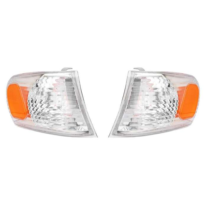 1 Pair Car Front Corner Light Turn Signal Lamp Cover Shell for Toyota