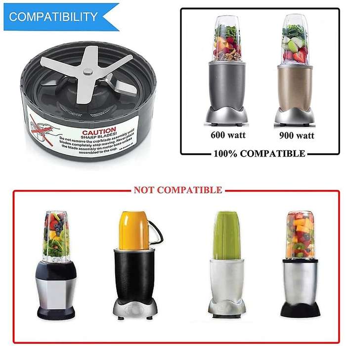 2 Pack Juicer Blades for Nutribullet 600w / Pro 900w Extractor