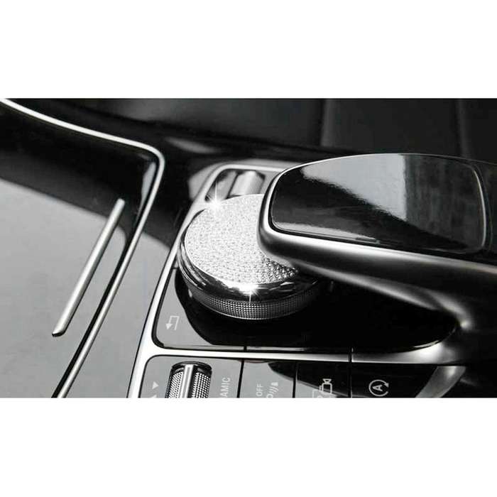 Car Center Control Button Cover Trim for Mercedes Benz C E Glc Class
