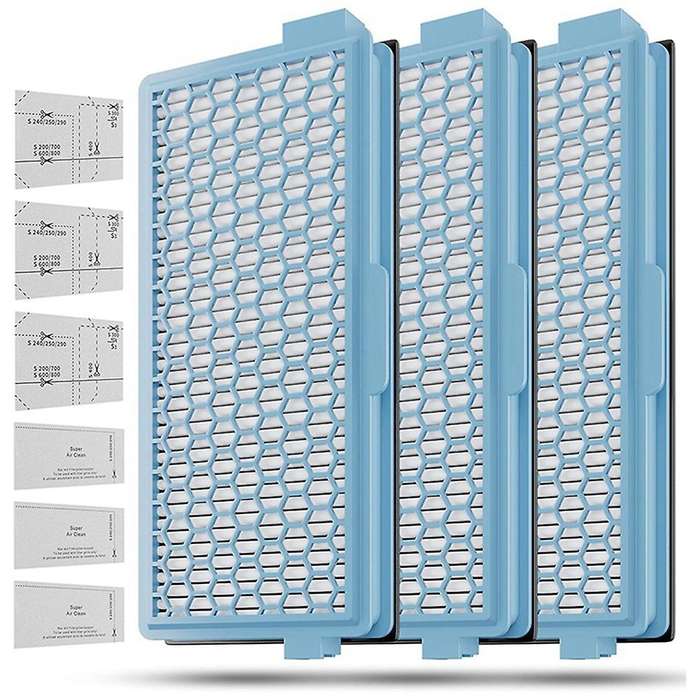 Hepa Filters for Miele Vacuum Cleaner Part Compact C1-c2 Complete