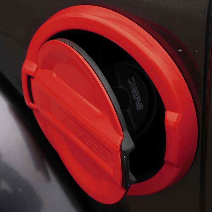 Car Tank Covers Gas Fuel Tank Cover Decoration, Abs Red