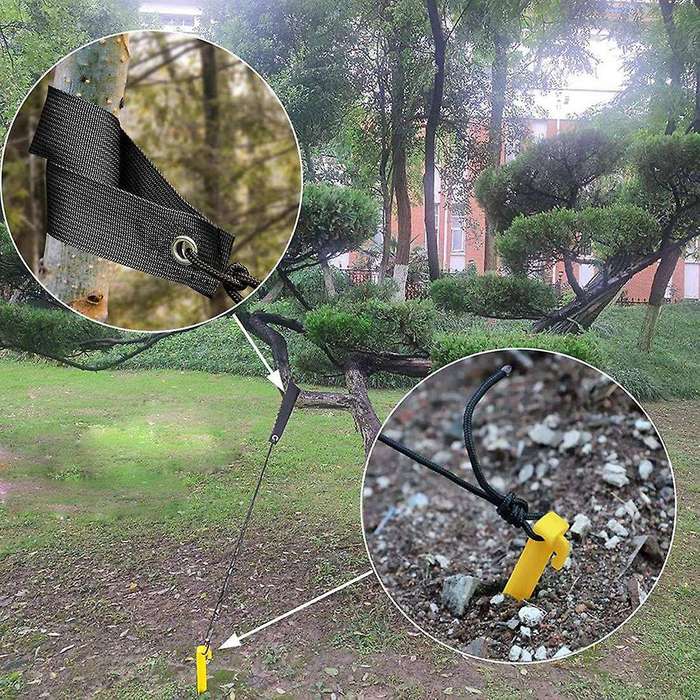 Tree Stake Kit with Hammer,tree Straight Anchoring,for Camping,hiking