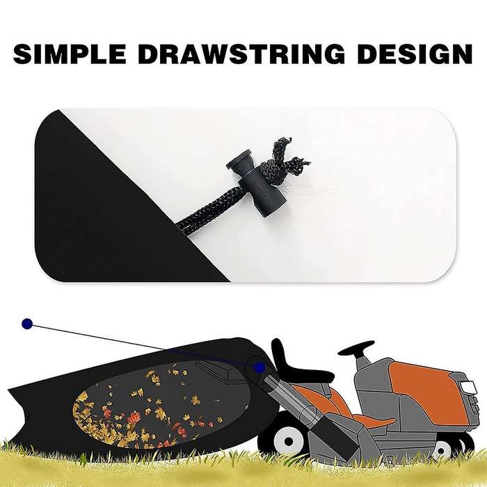 Garden Courtyard Lawn Fallen Leaves Storage Bag Lawn Mower Bag